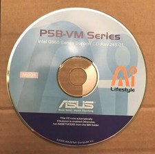 Asus P5B-VM Series Drivers Intel G965 Support CD Rev.245.01 Disc  User Manual