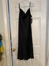 JM STUDIO LONG SATIN PARTY SLIP DRESS SZ 10