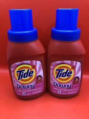 Tide With Downy April Fresh Laundry Detergent 8 Oz Lot 2 Travel Size 10 Loads