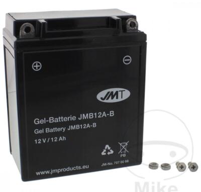 JMT Gel Batterie YB12A-B 12 V 12 Ah 150 A 134 x 80 x 161 mm