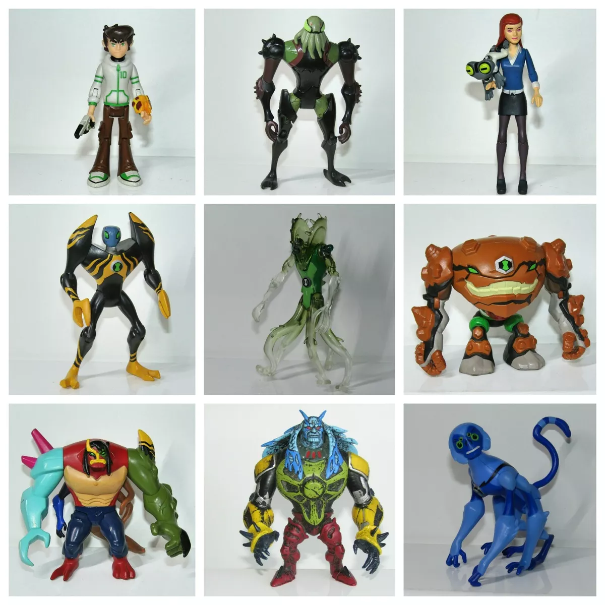 Ben 10 Ultimate Alien Omniverse Action Figures Gwen Vilgax Echo