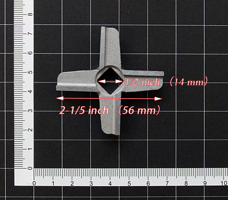 2PCS 8 Meat Grinder Blade SS193517 for Moulinex HV8, Zelmer 886.8 986