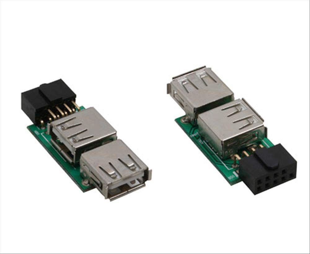 Adattatore Interno PC - 2 porte USB 2.0 su Mainboard