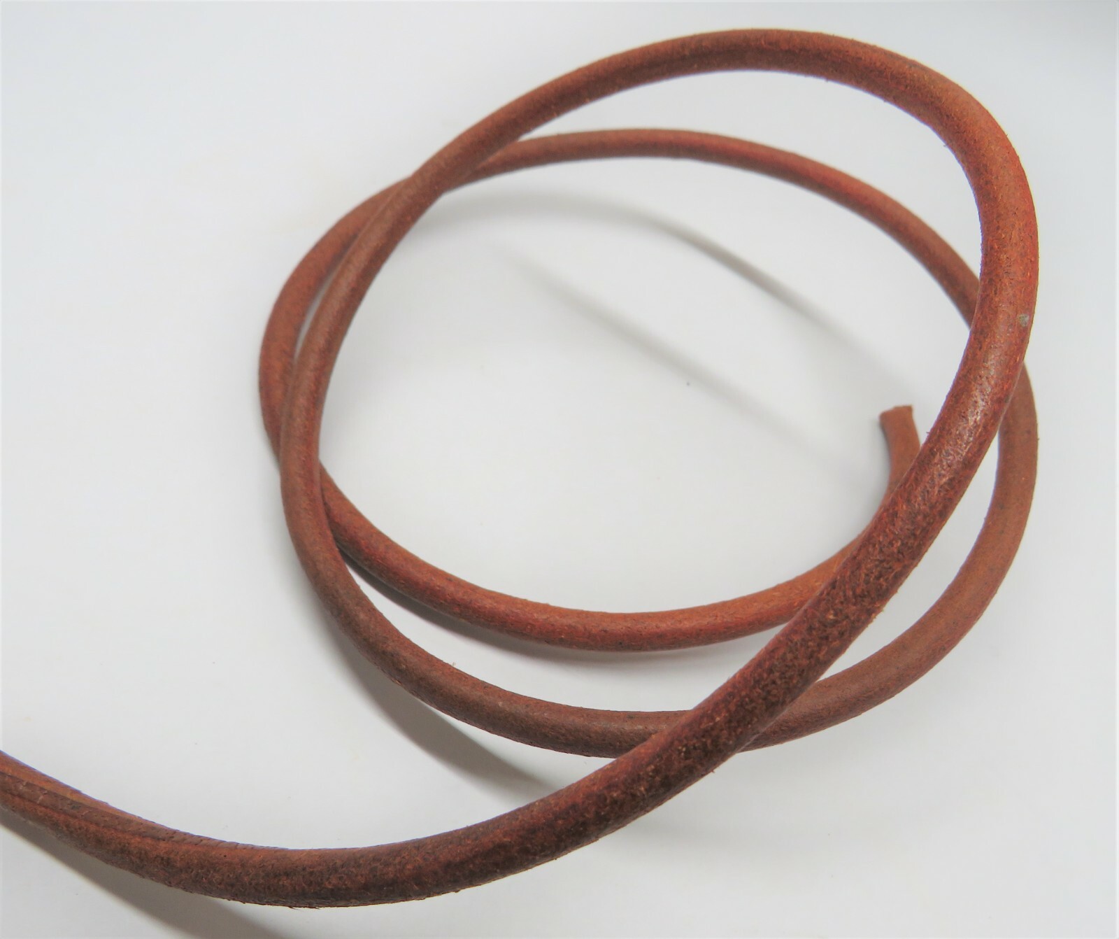 3/16" Round Leather Belting for Governors Fans Pumps Saws Per Foot