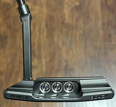 Scotty Cameron B3 Triple Black LTD Newport 2 Long Neck Putter W