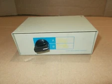 Manual Data Transfer Switch Box Rotary 2 Position 3 Port A/B FREE SHIPPING