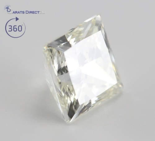 Princess Cut Loose Diamond (2.73 Ct,l,si2) - Video 1 of 1