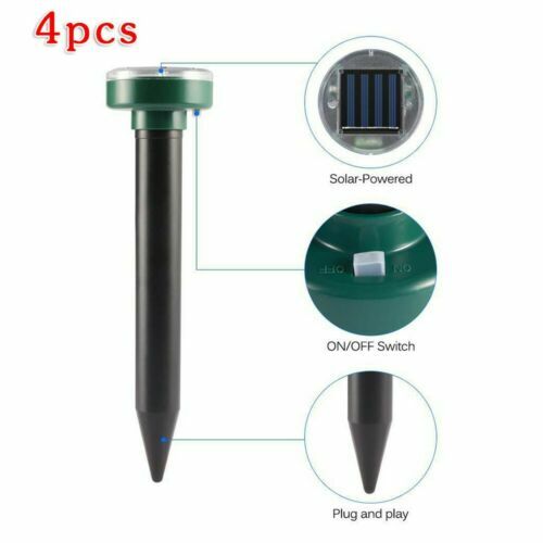 Ultraschall-Tierscheuche "UTS Solar Pro" Bewegungsmelder Tiervertreiber Tierstop - Foto 13