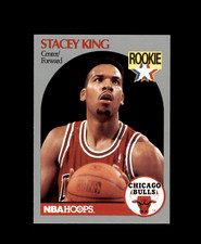 1990-91 Hoops #66 Stacey King RC Chicago Bulls Oklahoma Sooners