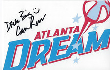CAROL ROSS Signed 4 x 6 Photo WNBA Basketball ATLANTA DREAM Coach FREE SHIPPING
