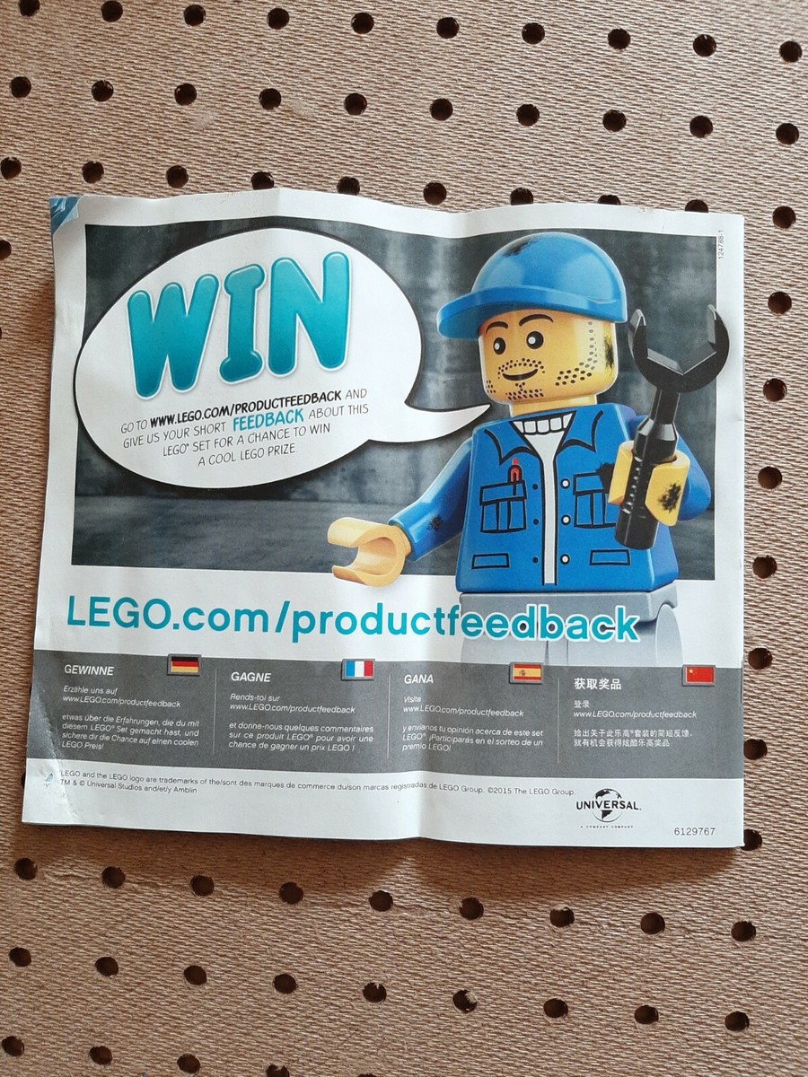 Lego Set #75920 Jurassic World: Raptor Escape INSTRUCTION BOOK #1