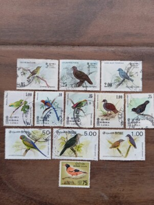 CEYLON STAMPS RARE BIRDS OF SRI LANKA MH/VERY FINE USED STAMPS LOT | eBay