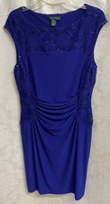 Ralph Lauren  Formal Dress 14, Blue/Purple