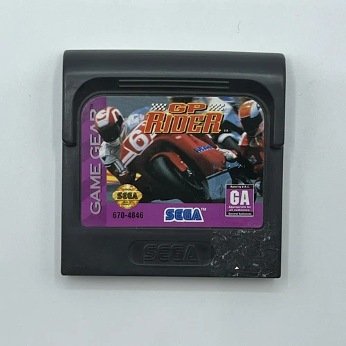 Sega Game Gear GP Rider Authentic Tested & Working Official Cartridge Only 1994