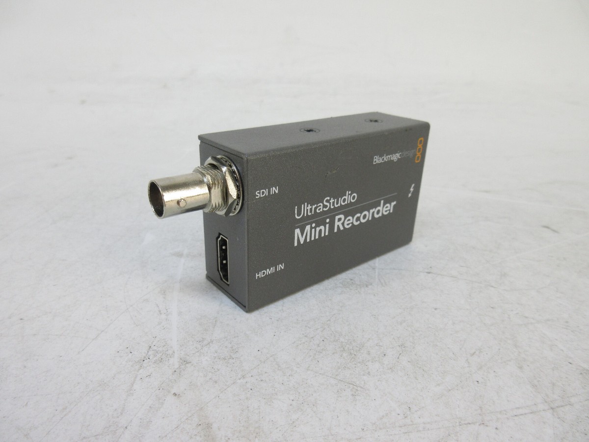 Blackmagic Design Ultrastudio Mini Recorder Video Editing