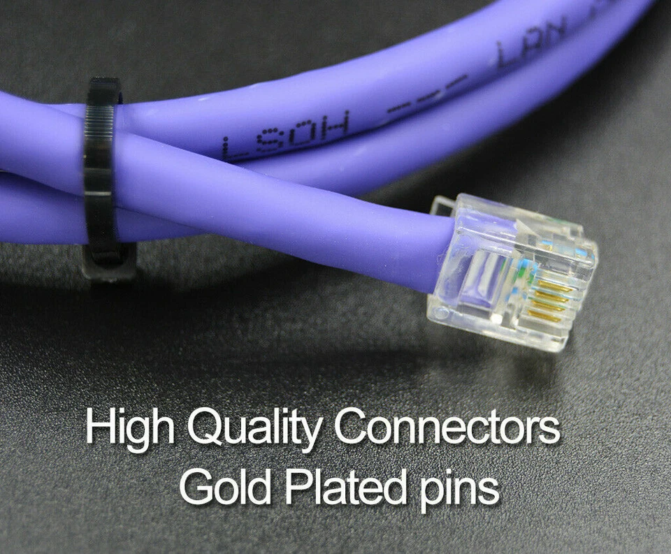 Cat6 BT Infinity 2M  Modem cable VDSL RJ11 to RJ11 High speed Broadband router - image 2 of 4