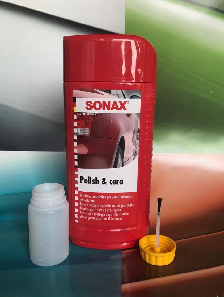 LECHLER KIT CURA AUTO RITOCCO VERNICE FIAT 168 ROSSO SPEED + Polish e Cera GRATIS!