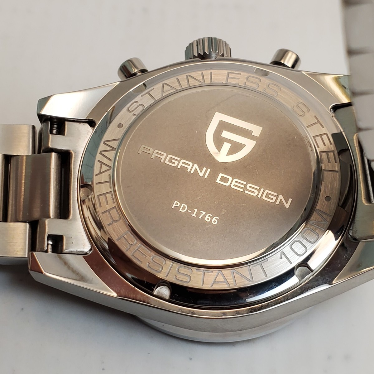美品　PAGANI DESIGN PD-1766 クロノグラフ　ブラック ▶️ Pagani Design PD-1766 | VK64 Seiko Movement | Sapphire