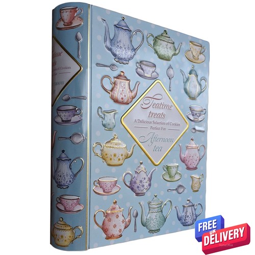 Tin of Teatime Treats WIth Biscuit Assortment 260g