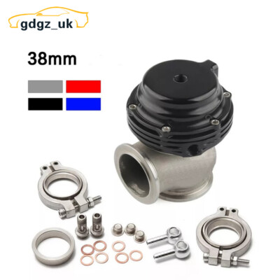 Wastegate Turbo Da 38 Mm - Valvola Di Scarico Esterna Con Molla 22 PSI, Per Controllo Spinta Turbocompressore