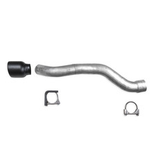 Direct Fit Jeep Wrangler 18-25 2.5 High Clearance Muffler Delete With Black Tip