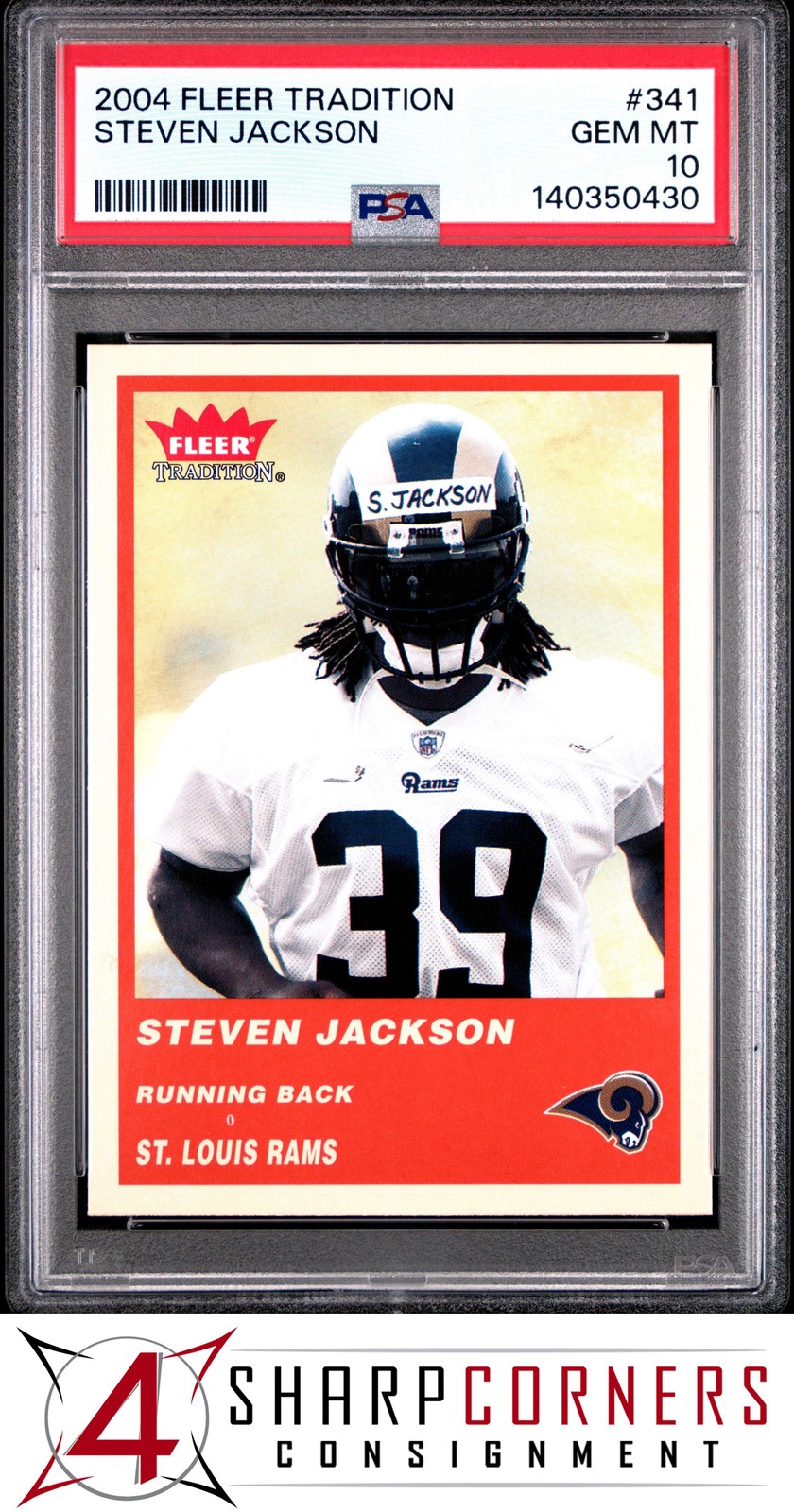Steven Jackson Fleer Tradition #341 Base
