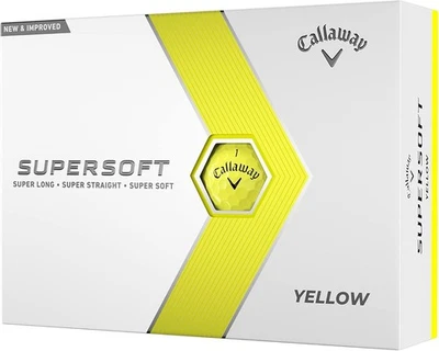 Callaway Supersoft Golfbälle 2023 | 12 Stück, SoftFast Kern, Neu