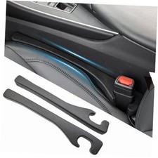 Car Seat Gap Filler Set of 2,Seat Gap Organizer, No Drop Seat Guard,2025 Black