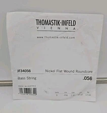 Bass Strings Thomastik-Infeld JF34056 Nickel Wound .056 D Note Jazz  New
