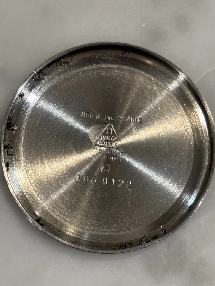 Vintage OMEGA Quartz 35mm men Watch 196.0122 w/ Vintage Bambi Bracelet Band  - Image 3 of 4