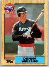 ⚾ 1987 Topps #222 Denny Walling Houston Astros