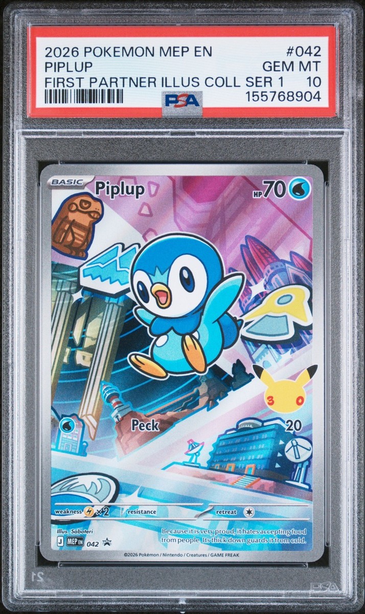 PSA 10 SEQUENTIAL Pokemon First Partner Illustration Collection