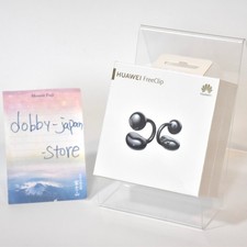 FreeClip Clip-on Open Earphone BLACK HD Call Touch Control Earbuds NEW