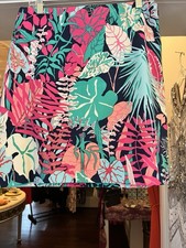 Talbots Petites Women's Tropical Print Skirt 8p