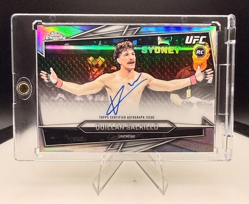 2026 Topps Chrome UFC - Quillan Salkilld #BAV-QS Refractor Autograph (RC)