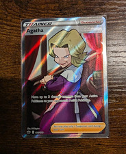 Agatha Full Art Holo Ultra Rare Trainer Supporter 186/198 Chilling Reign on eBay