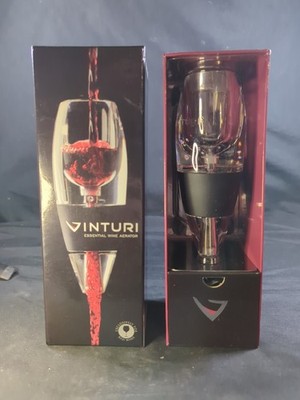 Vinturi Wine Spirit Liquor Aerator W Base NEW OPEN BOX Scotch Whiskey Bourbon