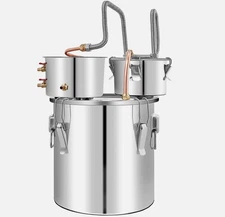 13.2Gal/50L Water Alcohol Distiller Moonshine Still Wine Brewing Kit Home