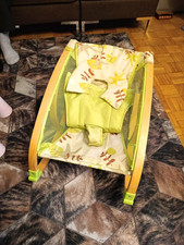 Roba Babywiege Babywippe Wiege Wippe Holz grün