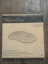 Pampered Chef Microwave Chip Maker Set of 2 #1241 NIB