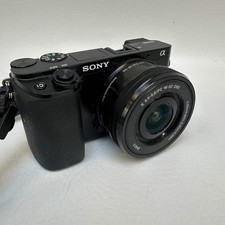Sony Alpha A6100 24.2MP Compact Digital Camera Black/ w/ E 16-50mm Lens