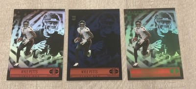 2021 Panini Illusions - Kyle Pitts #72 (RC) NFL Atlanta Falcons Blue and Green