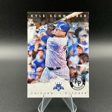 2016 Diamond Kings - Artist’s Proof Silver Kyle Schwarber #141 Batting (RC) SSP