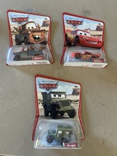 2005 Disney Pixar Diecast Cars Lot of 3 Lightning McQueen Mater  Sarge NEW