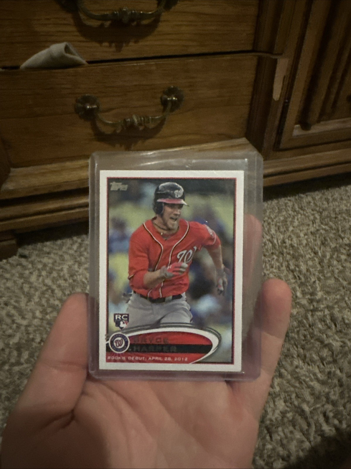 2012 Topps Update Series - Rookie Debut Bryce Harper #US183 (RC)