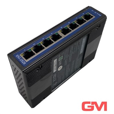 Advantech 8-port Industrial Unmanaged Ethernet Switch EKI-2528