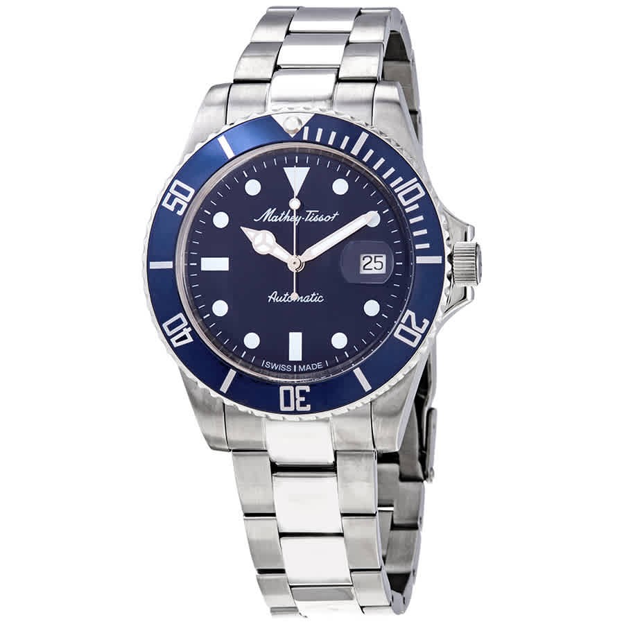 Mathey-Tissot Vintage Automatic Blue Dial 42mm Mens Watch H9010ATBU  