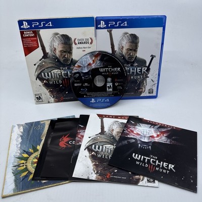 Witcher 3: Wild Hunt PS4 CIB W/ All Extras - PlayStation 4