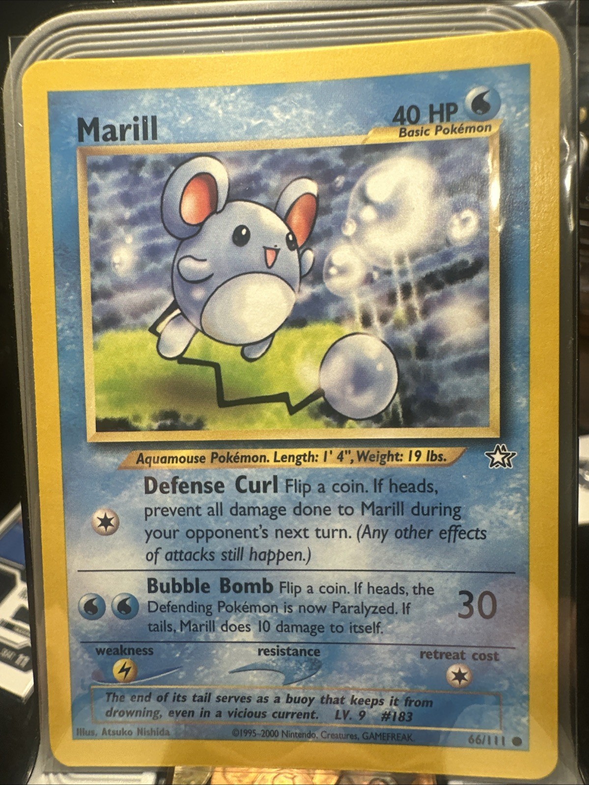 Marill 66/111 Neo Genesis Regular Vintage Pokemon