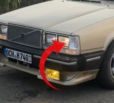 Volvo 740 760 US Front Clear Corner Lights Set side lamp | WeisLights